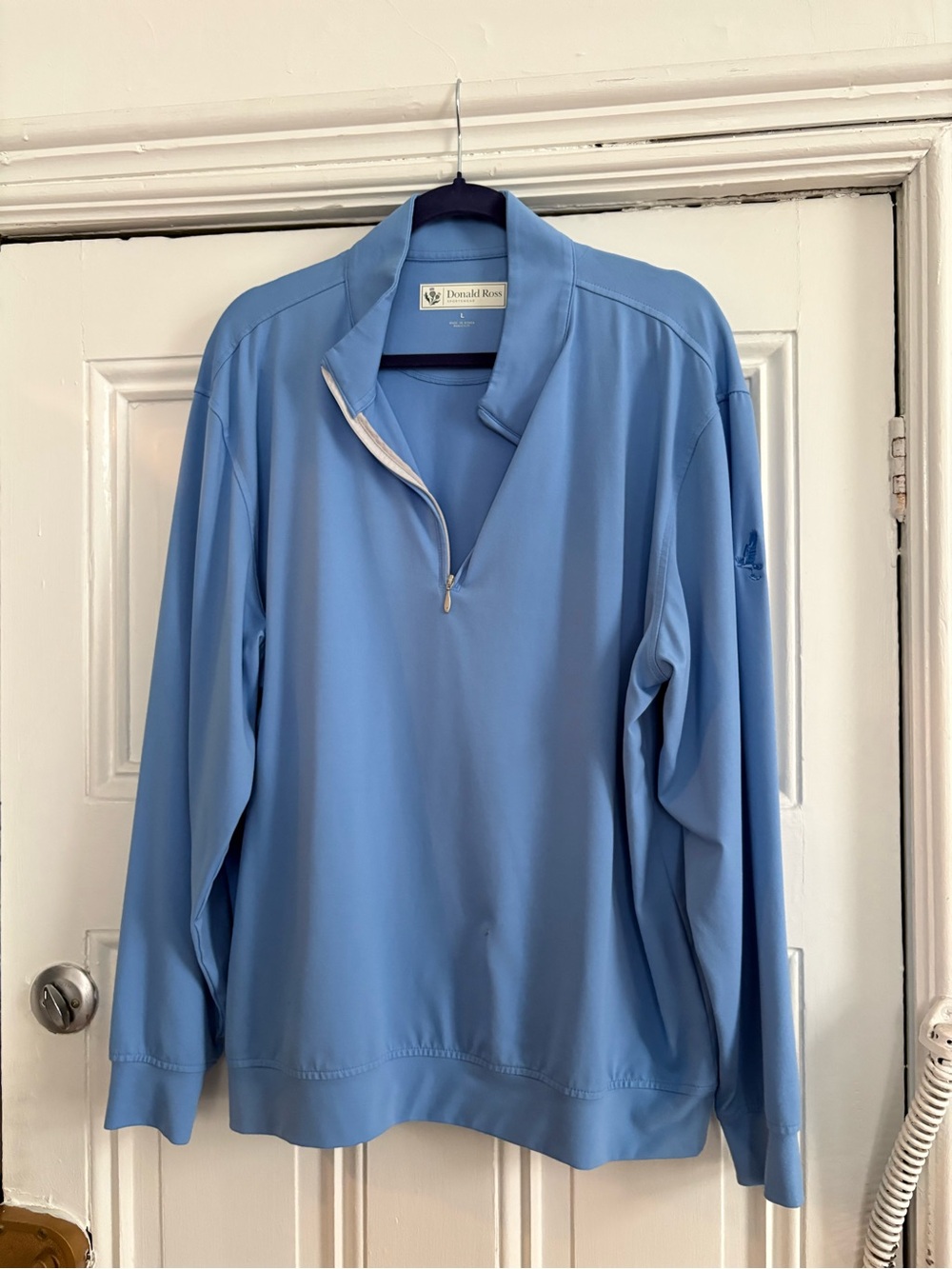 Men's Light Blue Quarter-Zip